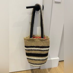 Max & Co BNWT raffia bucket  bag